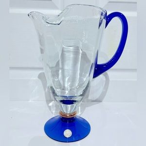 New Crystal Clear  Handcrafted crystal pitcher Made in Romania